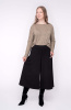 Юбка-брюки Незнакомка 05.5021.2252 вискоза ((54) 164-108-116, черный)