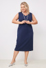Платье Незнакомка 00.9280.2861 ткань косюмная ((50) 164-100-108, темно-синий)