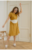 Платье Незнакомка 00.3021.2191 вискоза ((50) 164-100-108, горчичный)