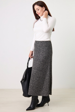 Юбка Незнакомка 04.8431.556.09 трикотаж меланж ((44) 164-88-96, темно-серый)