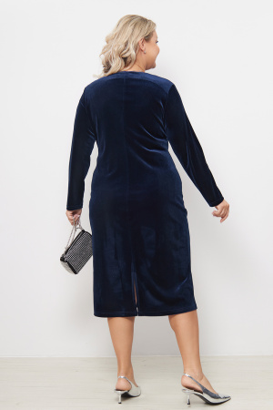 Платье Незнакомка 00.8490.2875.07 бархат ((44) 164-88-96, темно-синий)