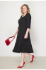 Платье Незнакомка 00.9280.2825 ткань костюмная ((52) 164-104-112, черный)