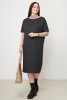 Сарафан Незнакомка 06.8431.2097 трикотаж меланж ((44) 164-88-96, черный)