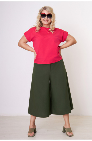 Блузка Незнакомка 03.3029.2154 хлопок "кулирка" ((44) 164-88-96, малиновый)