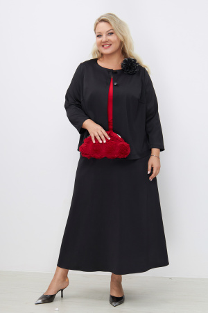 Жакет Незнакомка 10.9455.2862 атлас-стрейч ((44) 164-88-96, черный)