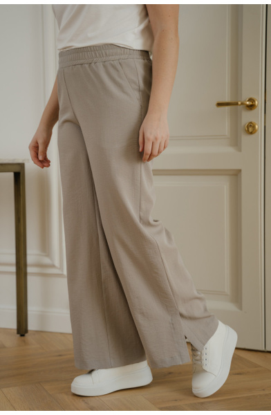 Брюки Незнакомка 05.9408.2683 ткань костюмная ((44) 164-88-96, серо-бежевый)