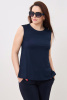 Блузка-топ Незнакомка 08.3012.1791 вискоза ((58) 164-116-124, темно-синий)