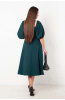 Платье Незнакомка 00.9280.2745 ткань костюмная ((52) 164-104-112, темно-зеленый)