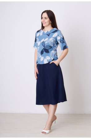 Блузка Незнакомка 01.9477.2796 слаб"цветы"