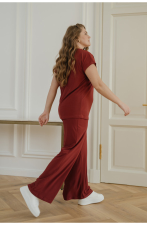 Брюки женские Незнакомка 05.1007.149 масло ((58) 170-116-124, терракотовый)