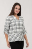 Блузка Незнакомка 03.9341.2510 бенгалин "клетка"