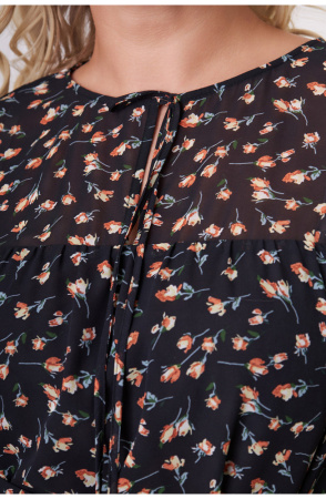 Платье Незнакомка 00.7510.2812 шифон ((52) 164-104-112, черный)