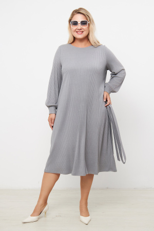 Платье Незнакомка 00.8656.2804 вязанка-лапша ((58) 164-116-124, серый)