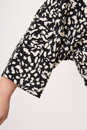 Кардиган Незнакомка 10.9505.2207 штапель ((56) 164-112-120, бежево-черный)