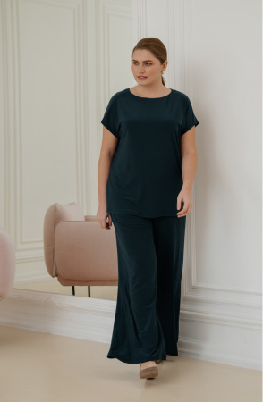 Брюки женские Незнакомка 05.1007.149 масло ((54) 170-108-116, темно-зеленый)