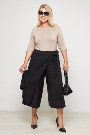 Юбка-брюки Незнакомка 05.9454.2810 креп костюмный ((44) 164-88-96, черный)