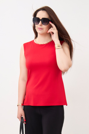 Блузка-топ Незнакомка 08.3012.1791 вискоза ((44) 164-88-96, красный)