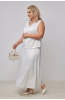 Юбка Незнакомка 04.9455.556.09 атлас-стрейч ((50) 164-100-108, молочный)