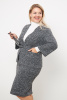 Жакет женский Незнакомка 10.8452.669 трикотаж"букле" ((44) 164-88-96, черно-белый)