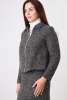 Жакет Незнакомка 10.8431.2865 трикотаж меланж ((44) 164-88-96, темно-серый)