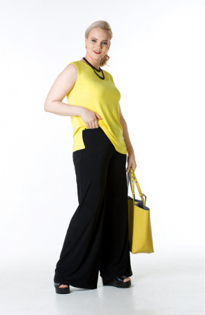 Брюки женские Незнакомка 05.1007.149 масло ((48) 170-96-104, черный)