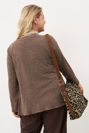 Жакет Незнакомка 10.8612.1965 вязанка кашемир ((54) 164-108-116, темно-бежевый)