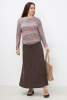 Юбка Незнакомка 04.5023.556.09 вискоза ((50) 164-100-108, шоколадный)