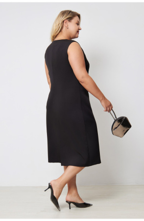 Платье Незнакомка 00.9280.2861 ткань косюмная ((48) 164-96-104, черный)