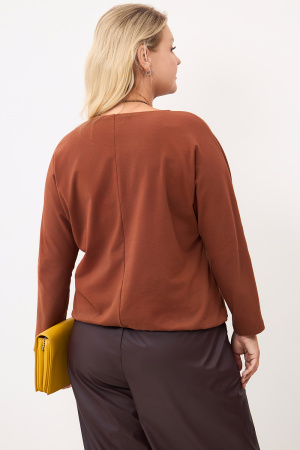 Блузка Незнакомка 03.4142.2032 вискоза фырча ((62) 164-124-132, коричневый)