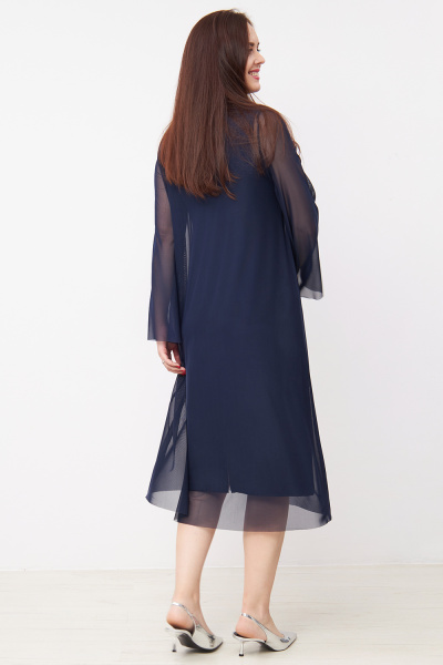 Платье Незнакомка 00.9613.2877 сетка ((44) 164-88-96, темно-синий)