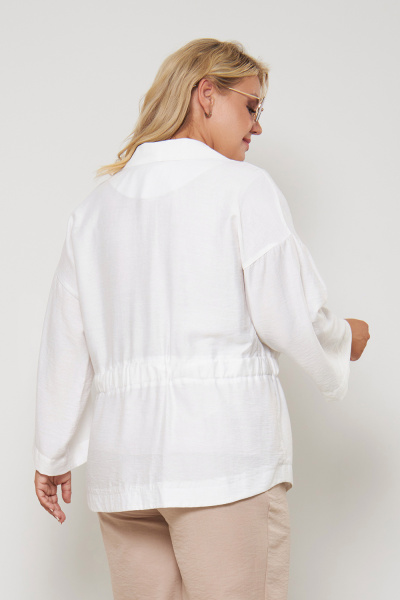 Жакет Незнакомка 10.9442.2777 ткань жатка ((48) 164-96-104, молочный)