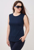 Блузка-топ Незнакомка 08.3012.1791 вискоза ((58) 164-116-124, темно-синий)