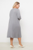 Платье Незнакомка 00.8656.2804 вязанка-лапша ((58) 164-116-124, серый)