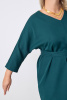 Платье Незнакомка 00.9280.2848 ткань костюмная ((48) 164-96-104, темно-зеленый)