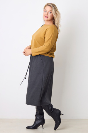 Юбка Незнакомка 04.5023.2674 вискоза меланж ((44) 164-88-96, темно-серый)