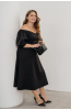 Платье Незнакомка 00.9280.2745 ткань костюмная ((48) 164-96-104, черный)