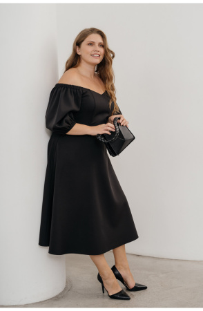 Платье Незнакомка 00.9280.2745 ткань костюмная ((48) 164-96-104, черный)