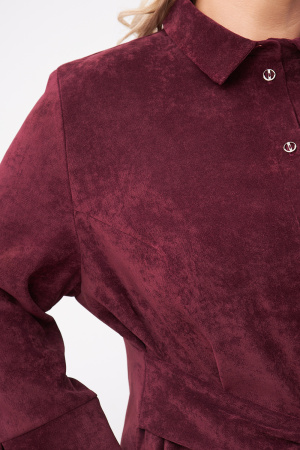 Платье Незнакомка 00.9508.2878 вельвет ((58) 164-116-124, бордовый)