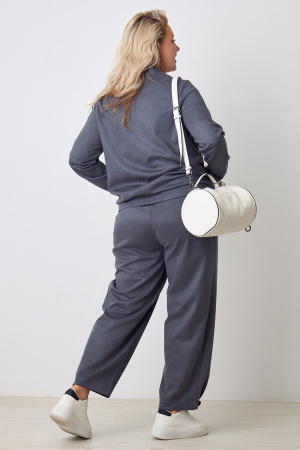 Жакет Незнакомка 10.8487.2906 трикотаж замша ((44) 164-88-96, серый)