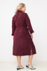 Платье Незнакомка 00.9508.2878 вельвет ((58) 164-116-124, бордовый)