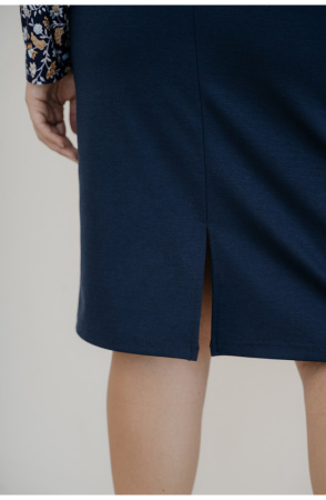 Юбка женская Незнакомка 04.5021.1158 вискоза ((48) 164-96-104, темно-синий)