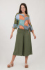 Юбка-брюки Незнакомка 05.9383.2011 штапель ((44) 164-88-96, оливковый)
