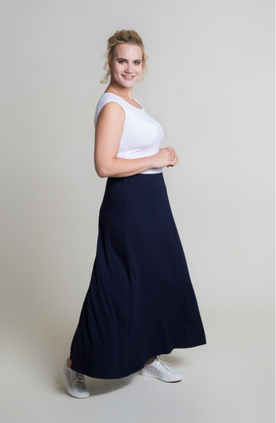 Юбка Незнакомка 04.3012.556.09 вискоза ((42) 164-84-92, темно-синий)