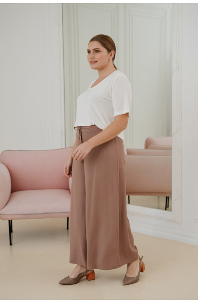 Юбка-брюки Незнакомка 05.9415.2668 штапель диагональ