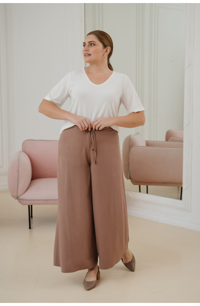 Юбка-брюки Незнакомка 05.9415.2668 штапель диагональ