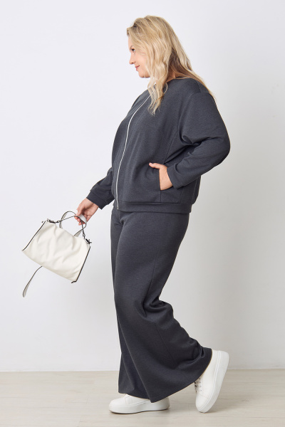 Брюки Незнакомка 05.5023.149 вискоза ((44) 170-88-96, темно-серый)