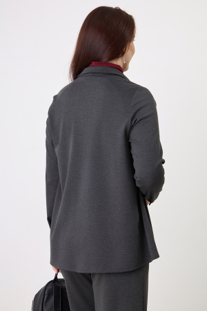 Блузка Незнакомка 01.5023.2887 вискоза ((44) 164-88-96, темно-серый)