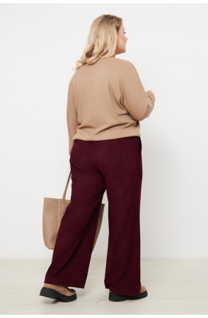 Брюки женские Незнакомка 05.9506.2720 вельвет ((50) 164-100-108, винный)