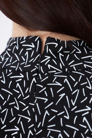 Платье Незнакомка 00.4134.2741 вискоза ((44) 164-88-96, черно-белый)