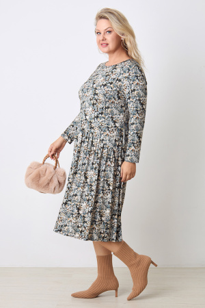 Платье Незнакомка 00.4133.2336.96 вискоза ((44) 164-88-96, серо-бежевый)